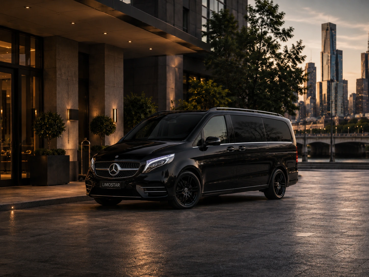 LimoStar Melbourne transport services with Mercedes V-Class